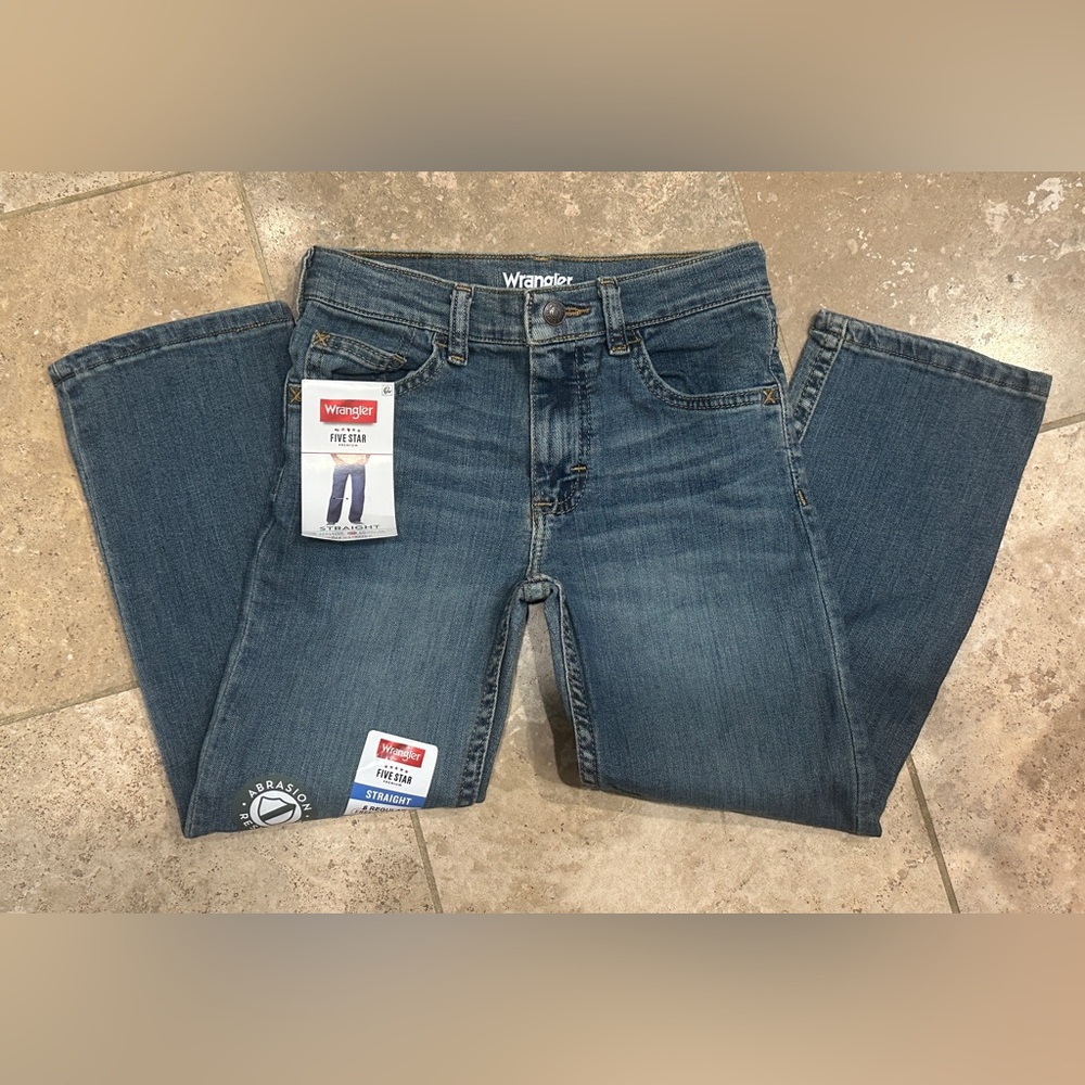 Wrangler Boys Classic Straight Denim Jeans Pants